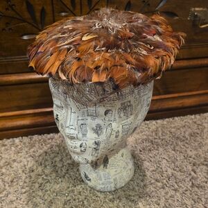 Feathered Vintage Fascinator Hat